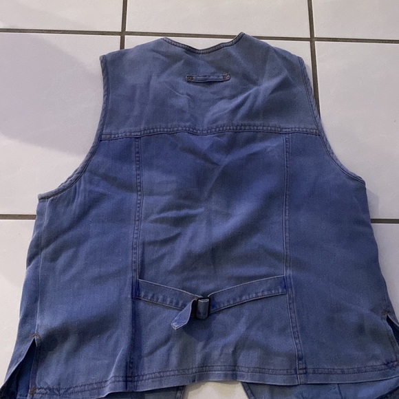 C’EST CiTY, Silk Vest, Denim Color - Picture 11 of 14
